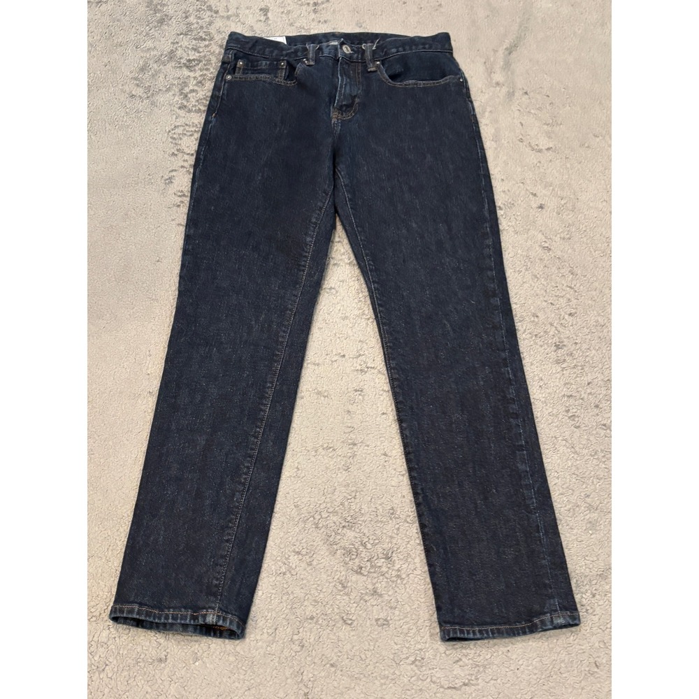 Gap Mens GapFlex Slim Fit Jeans Dark Indigo Blue Denim 30x30